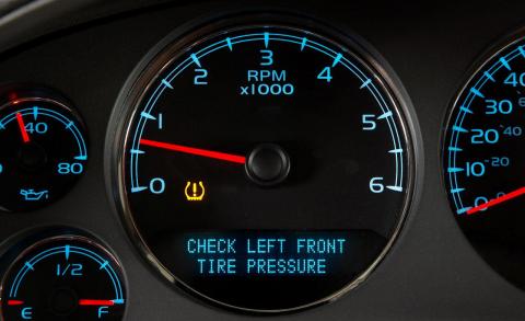 What does the exclamation sign on your dash mean?