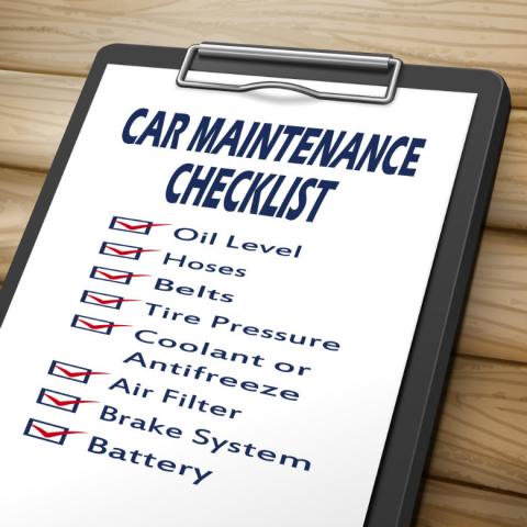 Car maintenance checklist